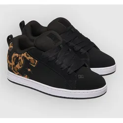 DC Court Graffik Skateschuhe cheetah  /  black Gr. 10.0