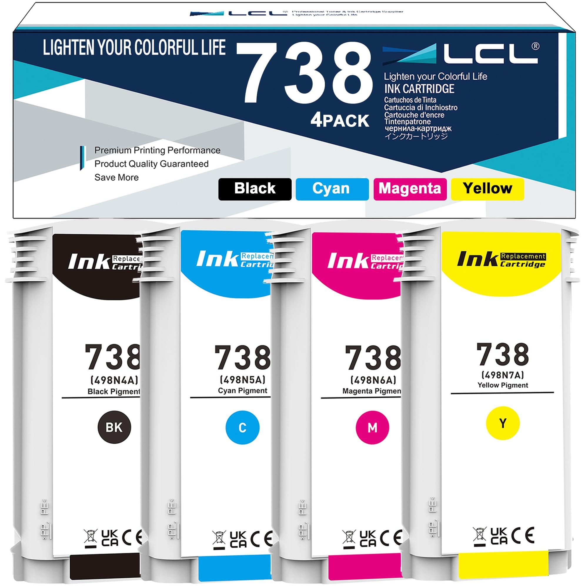 Tintenpatronen 738 4x130ml für HP DesignJet T850/T950