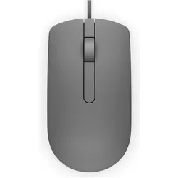 Dell MS116 USB Wired Mouse (Kabelgebunden), Maus, Grau