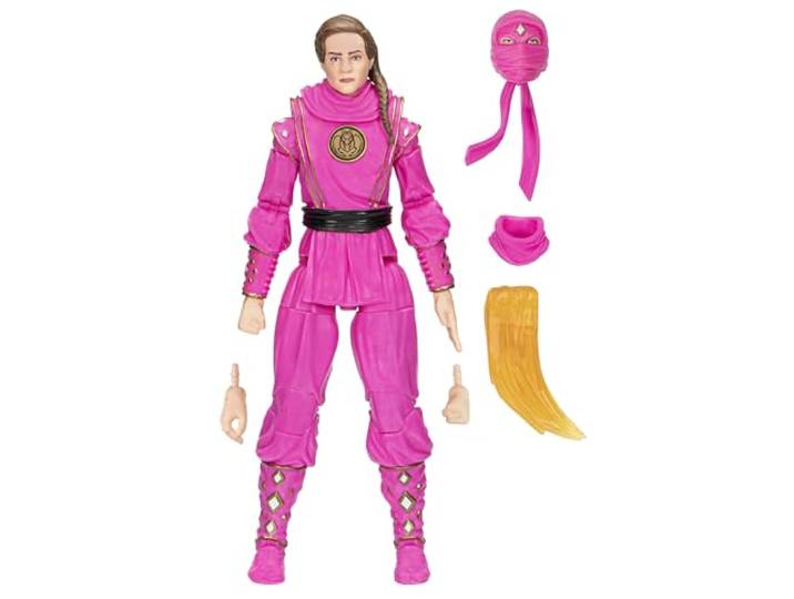 Hasbro Power Rangers x Cobra Kai Ligtning Collection Morphed Samantha LaRusso Pink Mantis Ranger 15 cm