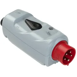 PCE 540156101 CEE-Stecker mit Schalter (WENDE) +BA 16A 5p 6h IP44