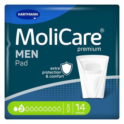 Molicare Premium MEN Pad 2 Tropfen 14 St Einlagen