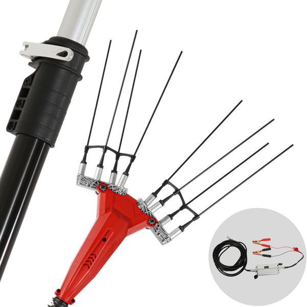 GeoTech Picker 550 Turbo - Elektrischer Olivenrüttler 230/310 cm à batterie de type automobile avec câble inclus - Teleskopschaft