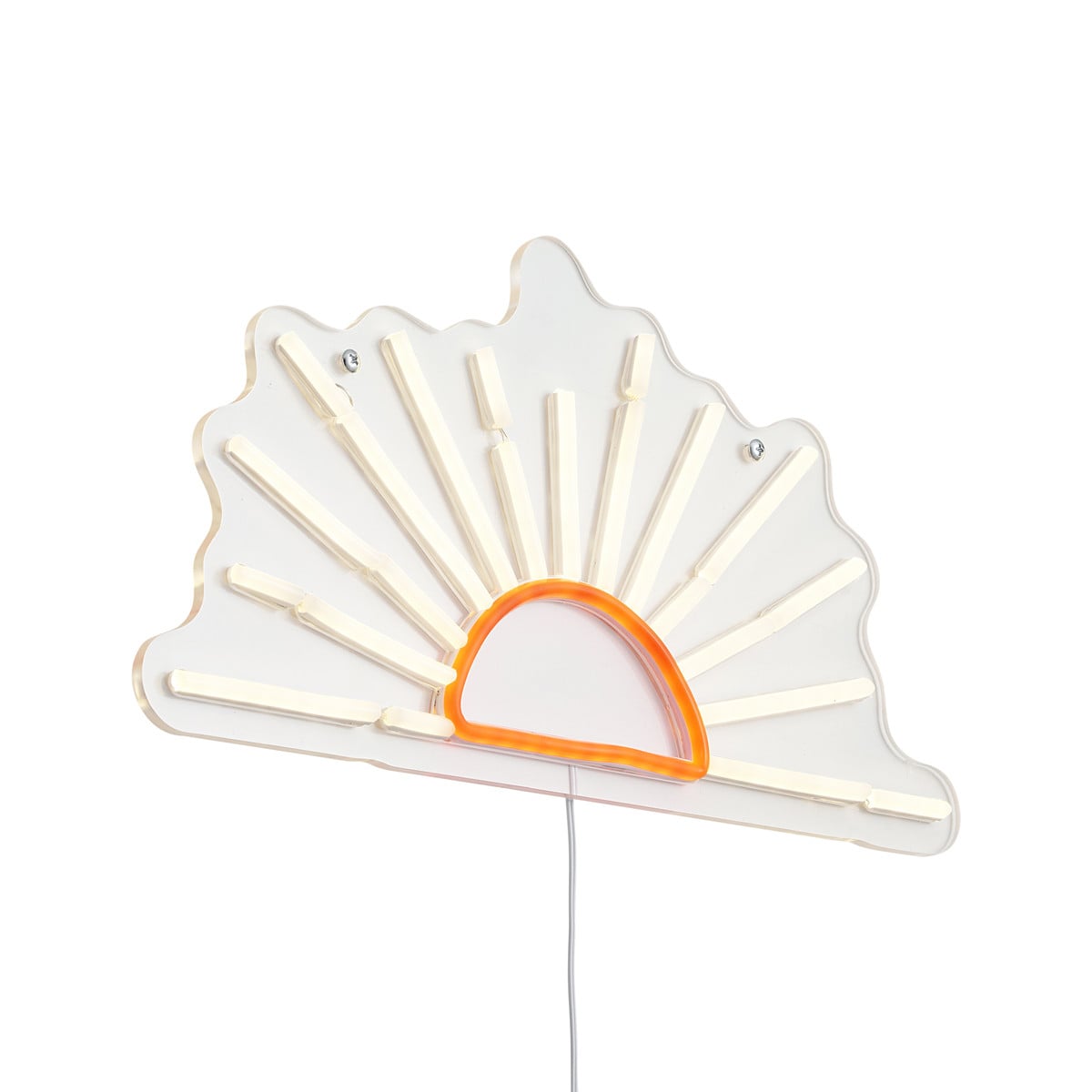 Qazqa Sunset Neon wandlamp met LED in warm wit en oranje