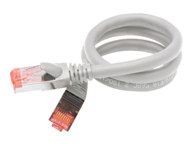 Tecline Exertis Connect Patchkabel Cat. 6A, U/FTP, hochflexibel, grau, 1,0 m 859461