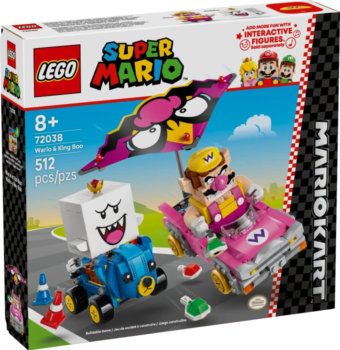 LEGO Super Mario 72038 Mario Kart - Wario & König Buu Huu