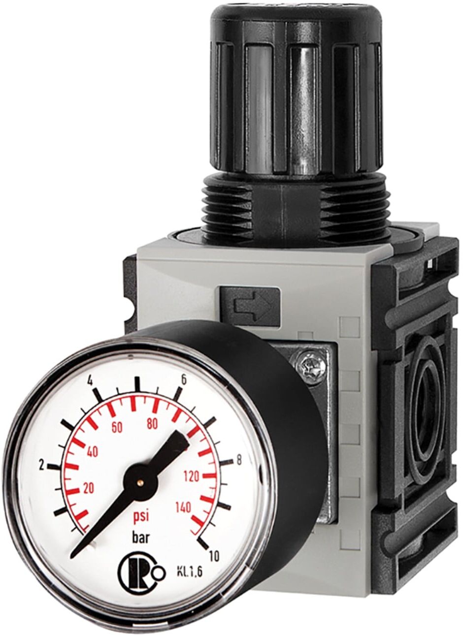 Riegler Druckregler »FUTURA-mini«, Standardmano., BG 0, G 1/4, 0,1-4 bar (FUM 7004)