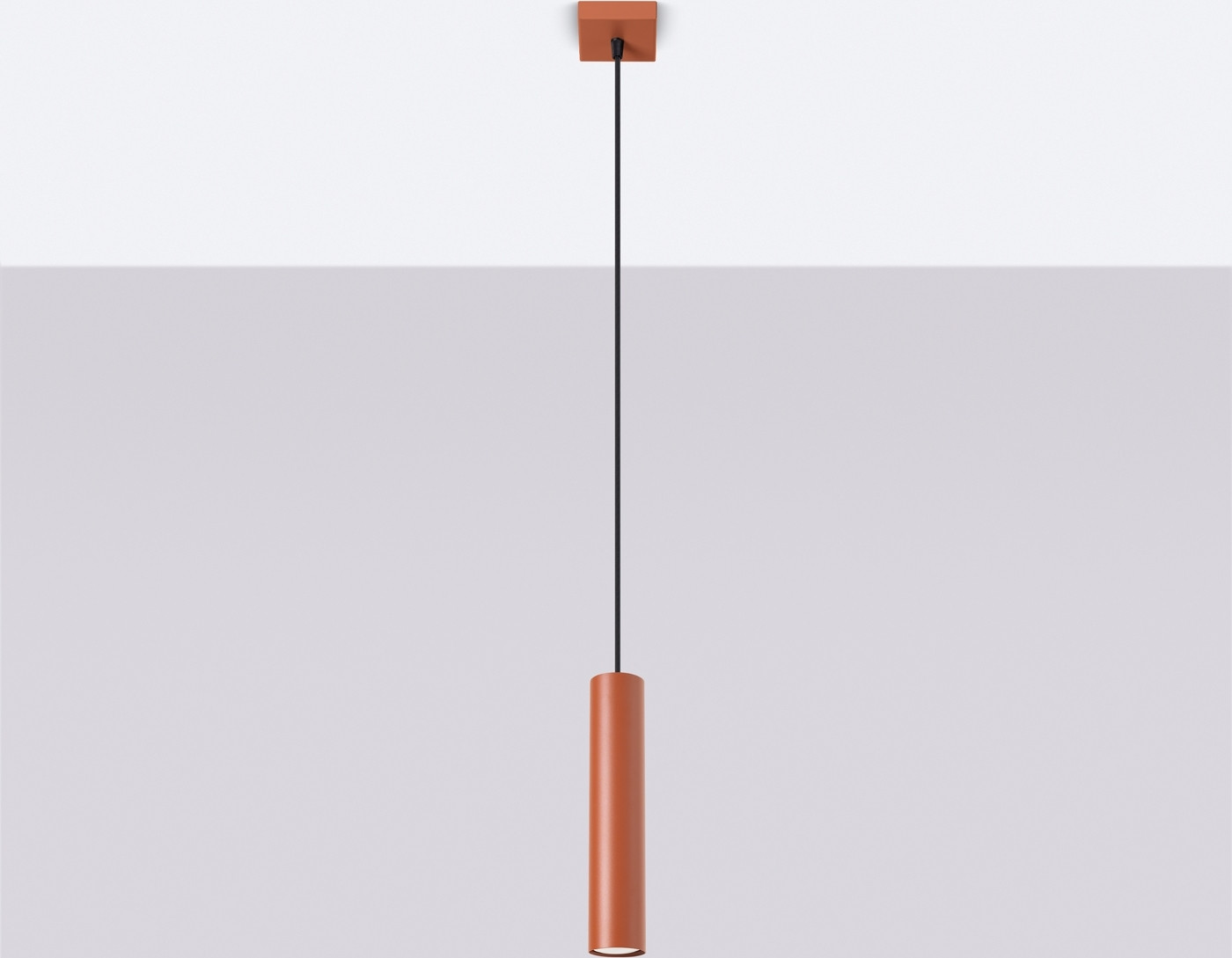 Lumilo Hanglamp BELLIX 1 GU10, okerrood
