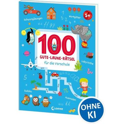 100 Gute-Laune-Rätsel für die Vorschule, Taschenbuch von , Loewe, 978-3-7432-0688-5