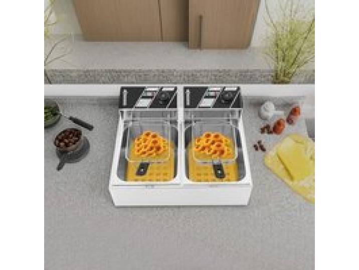 Nouvelle friteuse double cylindre 12l 2.5kw + 2.5kw
