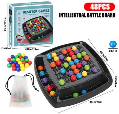 Inspire Daily Merch Chess Matching Toys For Children Educational Parent Child Table Game With Colorful Pieces 48pcs