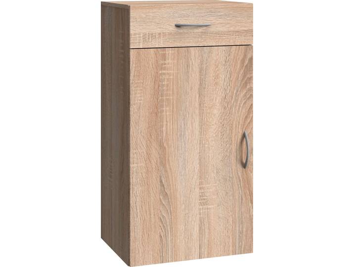 Kombikommode WIMEX Multiraumkonzept , braun (eiche sägerau, nachbildung), B:45cm H:98cm T:40cm, Holzwerkstoff, Sideboards, Kombikommode, Schubkästen auf Metallschienen