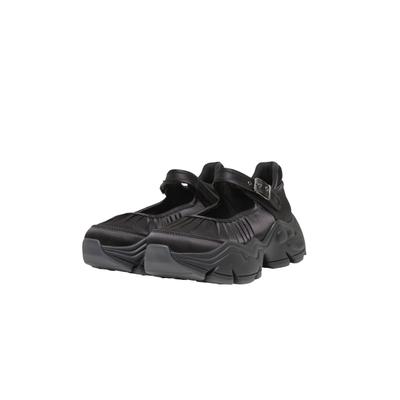 Outdoorschuh BUFFALO "Buffalo BINARY BALLERINA", Damen, Gr. 37, schwarz, Polyester, unifarben, Schuhe Outdoorschuh