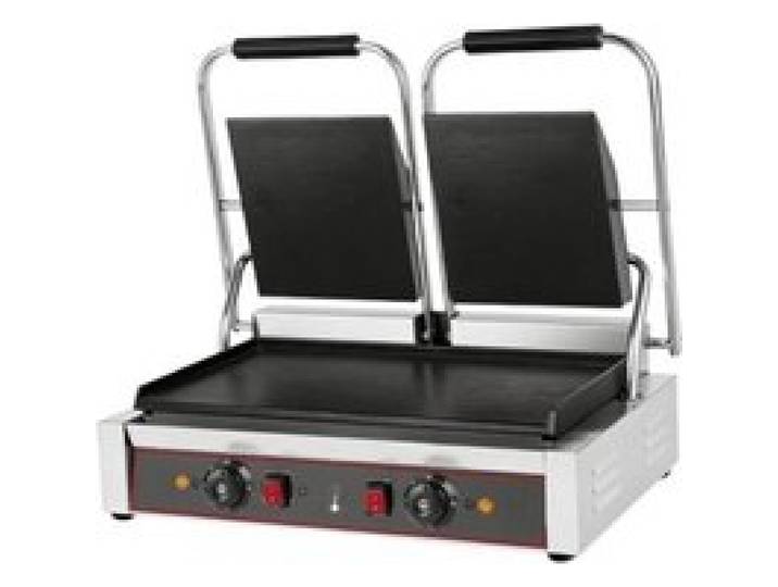 Grill contact professionnel - PESAGE MB - Double plaques lisses - 3.6 kW - 0-300°C - 230V