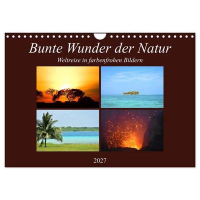 Bunte Wunder der Natur (Wandkalender 2027 DIN A4 quer), CALVENDO Monatskalender