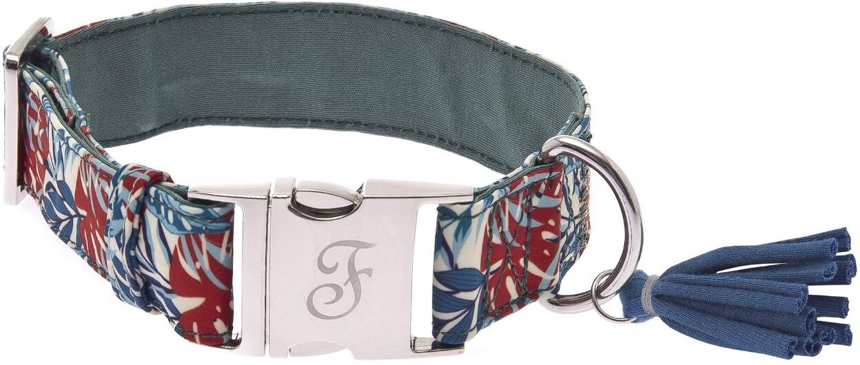 Ferribiella Collare Kami Collection Regolabile per Cani Verde M 3x29-45cm