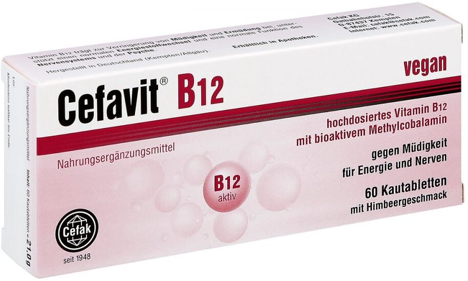 Cefavit B12 Kautabletten 60stk