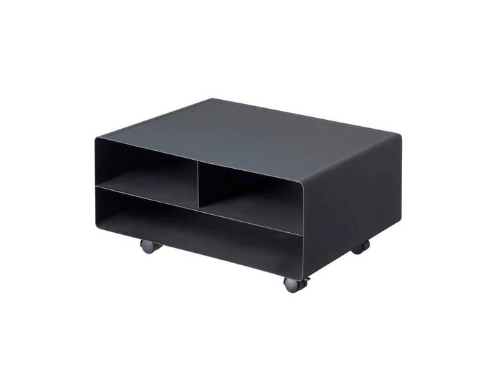 Schreibtischregal, Schwarz, Metall, 37x19x48 cm, Büromöbel, Schreibtische, Schreibtischzubehör