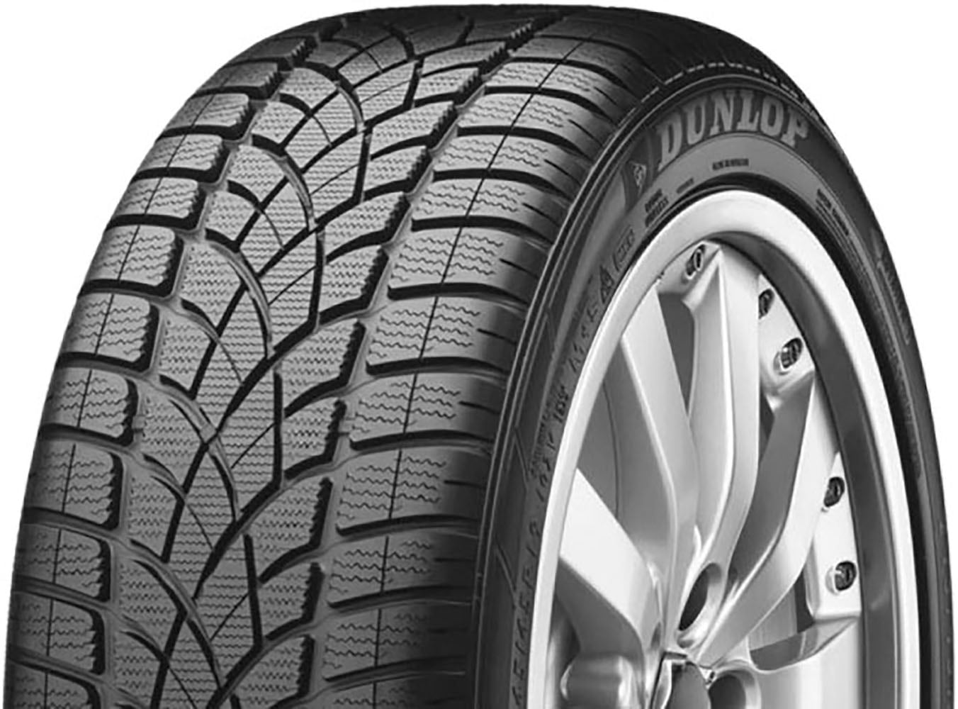 Winterreifen DUNLOP "DUNLOP", schwarz, 255mm / 45 % R 20 101V, Autoreifen, SP WINTER SPORT 3D