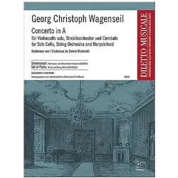 Concerto A-Dur Fuer Violoncello Und Streicher, Wv 348 Partitur, Fachbücher von Georg Christoph Wagenseil