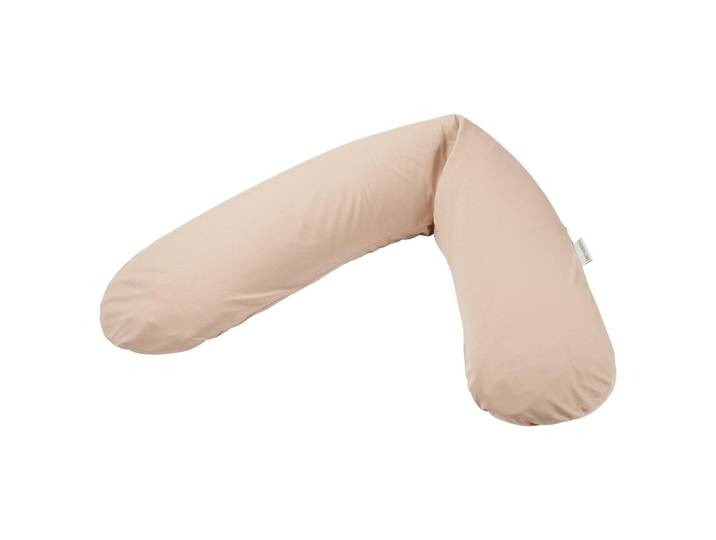 Theraline Stillkissen Bamboo Collection, Cappuccino, 42 l, Füllung: Polystyrol, 190x40 cm, Oeko-Tex® Standard 100, Bezug abnehmbar, Bezug waschbar, schadstoffgeprüft, mit Reißverschluss, Füttern, Stillen, Stillkissen