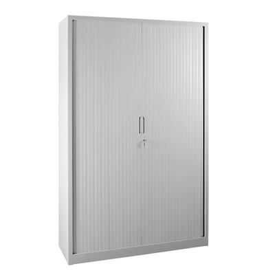 PROREGAL Rolladenschrank Armadillos | HxBxT 195x120x45cm | Lichtgrau