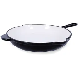 Gusseisen Bratpfanne schwarz