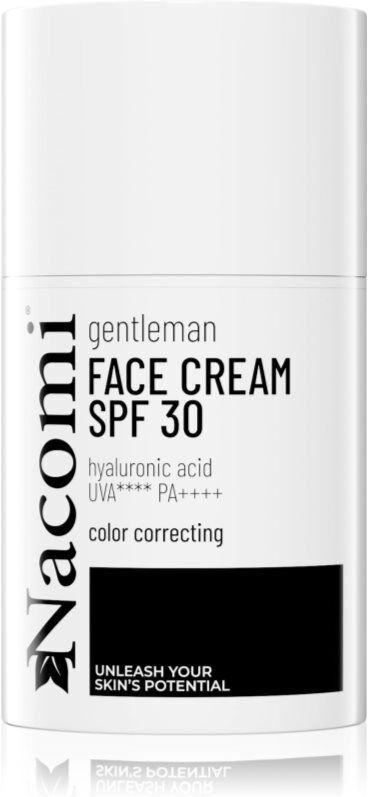 Nacomi Gentleman crème hydratante SPF 30 pour homme 50 ml