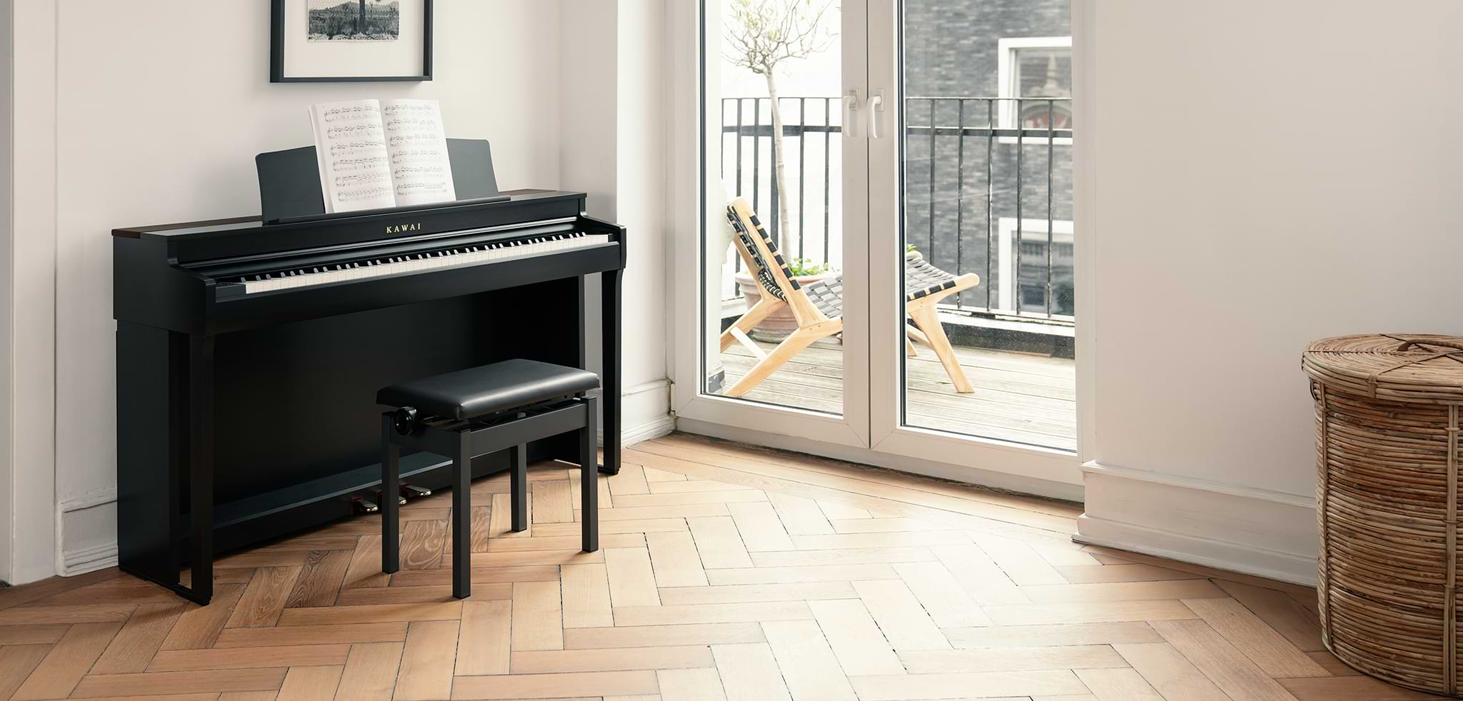 Kawai CN-301 B Piano Digital para Iniciantes e Avançados