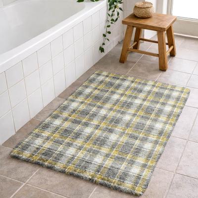 Addison Rugs Premium Washable Super Soft Plaid Huntington Dream Shag Rug