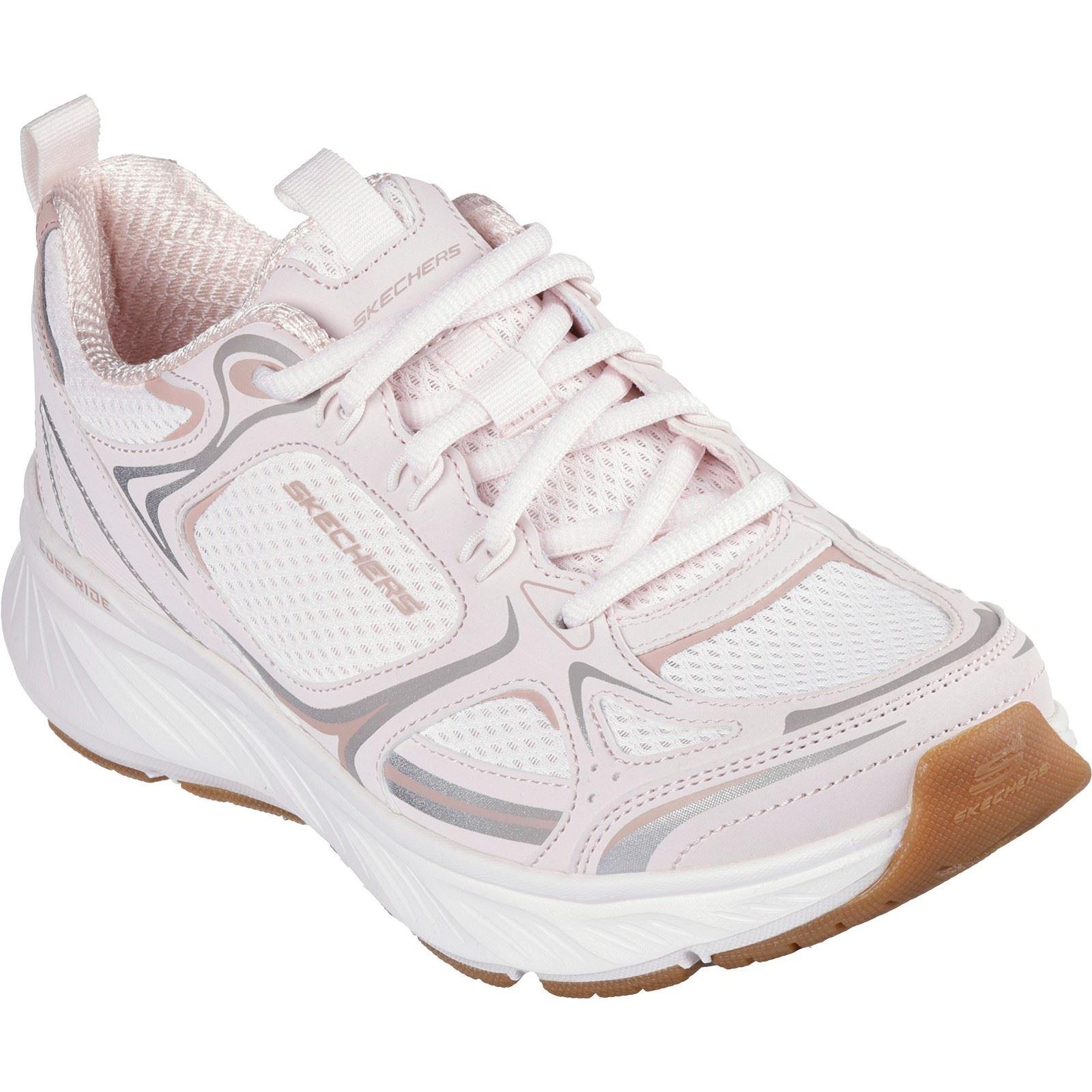 Skechers Edgeride Silver Eclipse synthetische Damensneaker in Rosa