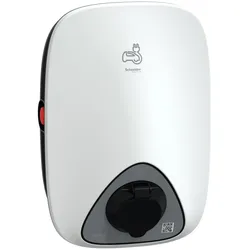 Schneider Electric EVH4A11N2 Home Smart Wallbox, Works with Wiser, 11kW, T2 Steckdose, 6mA Erkennung, IP55, IK10