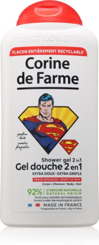 Corine de farme Shower Gel 2 in 1 Superman Shower Gel 2-in-1 300 ml
