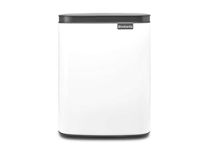 Kosmetikeimer BRABANTIA Bo Waste Bin 7 l , weiss (weiß), B:20cm H:27,2cm T:17,2cm, Mülleimer, Kosmetikeimer