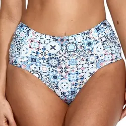Panos Emporio Artisan Chara Bikini Brief Weiß/Hellblau 40 Damen