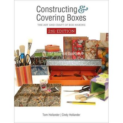 Constructing and Covering Boxes, Taschenbuch von Tom Hollander,Cindy Hollander, Schiffer Publishing, 978-0-7643-5891-3