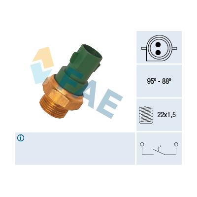FAE Temperaturschalter, Kühlerlüfter 37240 für Ford
