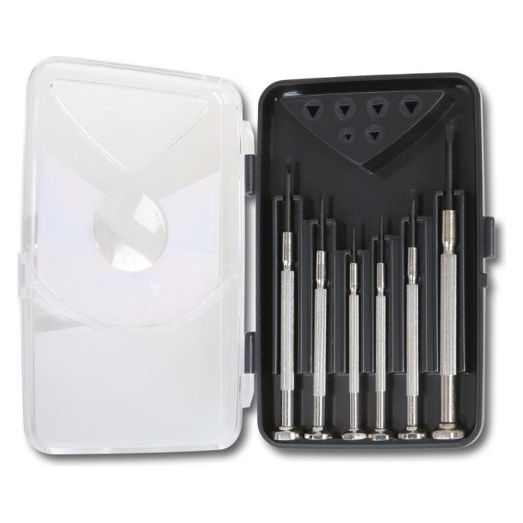 Beta Tools Satz Präzisions-Flachschraubendreher 6 Stück 1229lp/A6 Beta Utensili Spa (Schlitz) (BE 1229LP/A6)