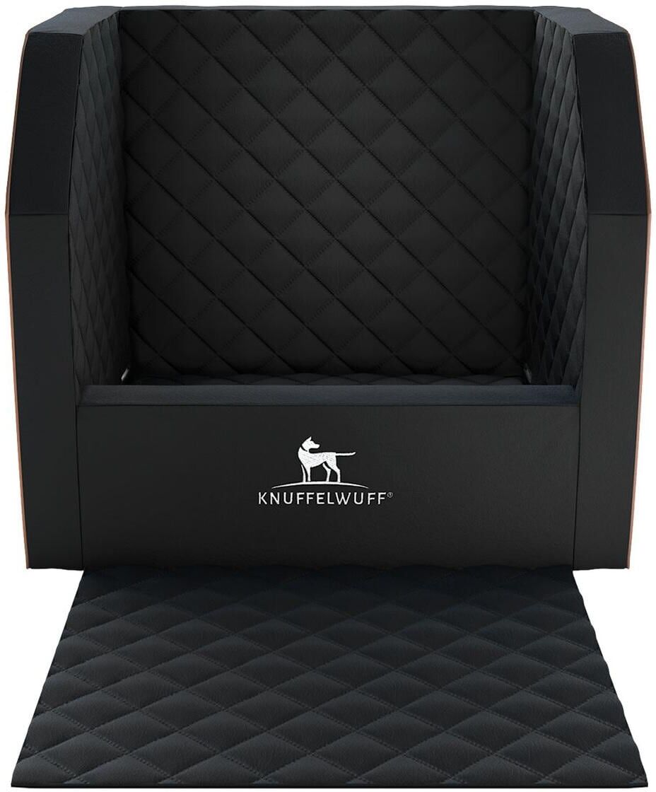 Tierbett KNUFFELWUFF "Cargo Vordersitz Gr.3", schwarz, B/H/L: 55cm x 35cm, Tierbetten, Tierbett schwarz B/H/L: 55cm x 35cm