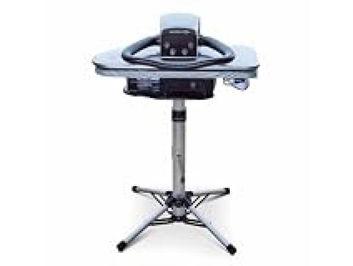 Presse à Repasser à Vapeur Professionnelle 71HD-Argent 1600W Robuste 68cm avec Support par Speedypress + en Fer Gratuit, Filtre à Eau, Housse de Rechange et Mousse
