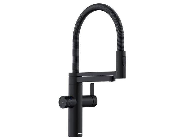 Blanco Küchenarmatur mit Filterfunktion DRINK.FILTER EVOL-S PRO schwarz matt 526636