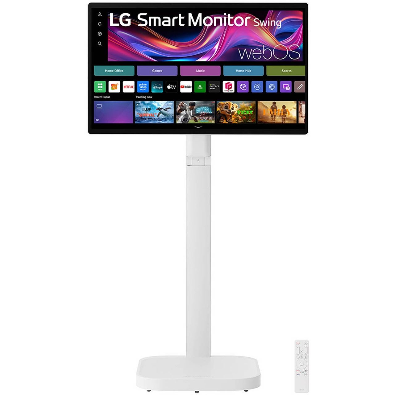 31.5" (80,01cm) LG Electronics Smart Monitor Swing 32U889SA-W Weiß 3840x2160 1x USB-C mit Displayport / 2xHDMI 2.0