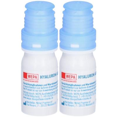Wepa Hyaluron Augentropfen 2x 2x10 ml