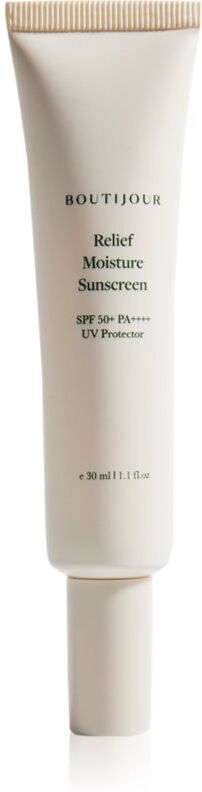 BOUTIJOUR Relief Moisture Sunscreen gel-crème léger hydratant SPF 50+ 30 ml