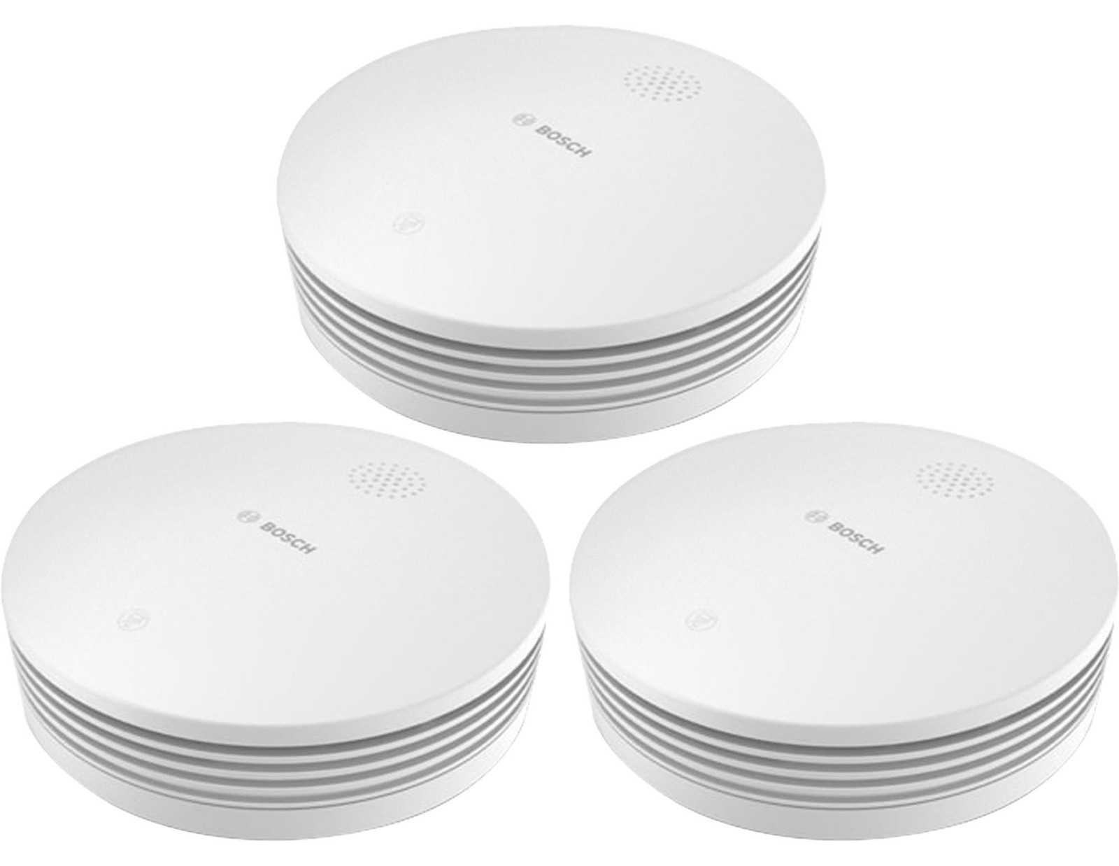 Bosch Smart Home Rookmelder waarschuwingssysteem II, wit, 3-delige set
