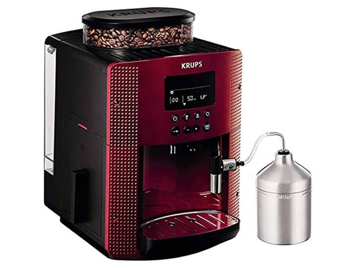 Krups EA816570 Kaffeemaschinen, Espresseria Automatic Display, 1 Tassen, rot