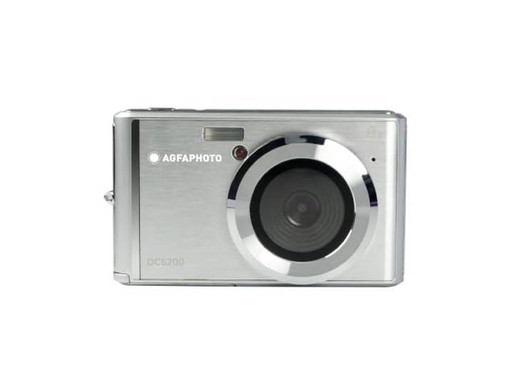 AGFA Photo - compacte digitale camera met 21 megapixel CMOS-sensor, 8x digitale zoom en LCD-display zilver 2,5 inch, Single, zilver