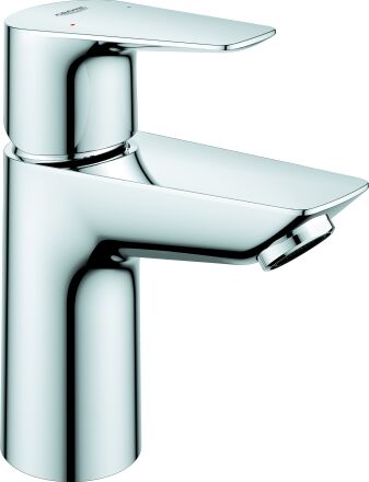 Grohe BauEdge mitigeur de lavabo 23330001 1/2", taille S, avec limiteur de température, corps lisse, chromé