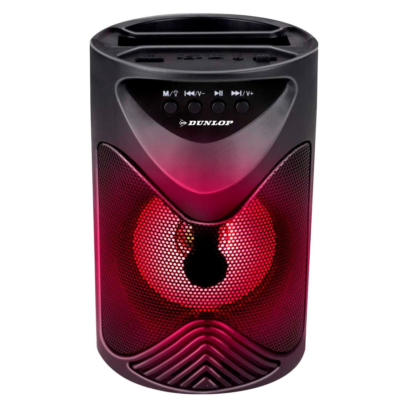 Dunlop TWS Bluetooth Lautsprecher USB 5W 12x12x18cm (35502802)