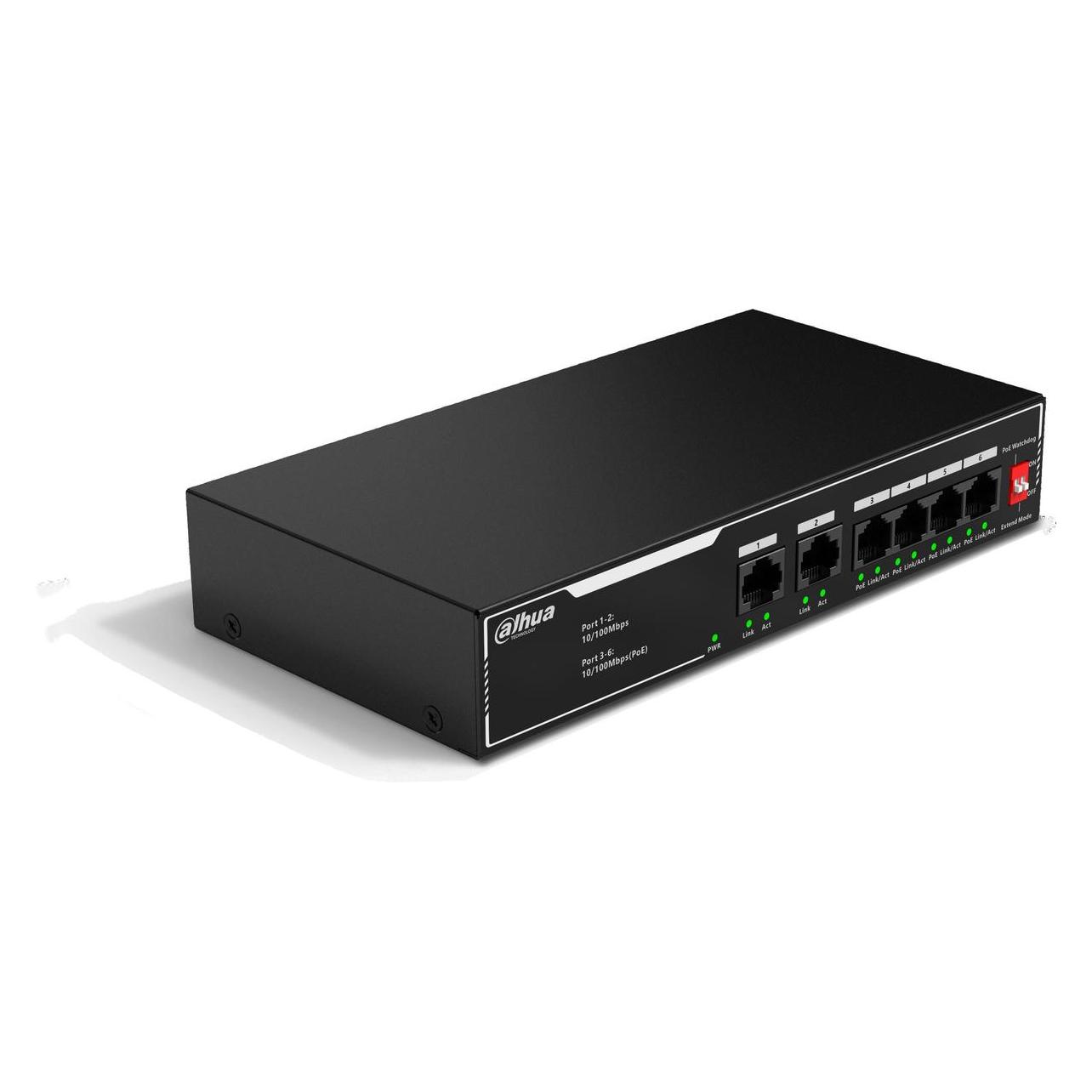 Dahua Switch Technology SWITCH SF1006LP (6 Ports) (SF1006LP)